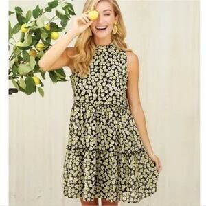 NWT Mudpie Floral Naomi Ruffle Dress